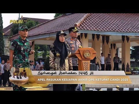 POLRES BANJARNEGARA GELAR APEL PASUKAN CEK KESIAPAN AKHIR OPERASI KETUPAT CANDI 2025
