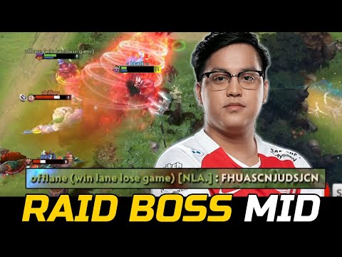KARL 14 MIN GODLIKE - RAID BOSS MID TIMBER VS ANA FOREV DOTA 2