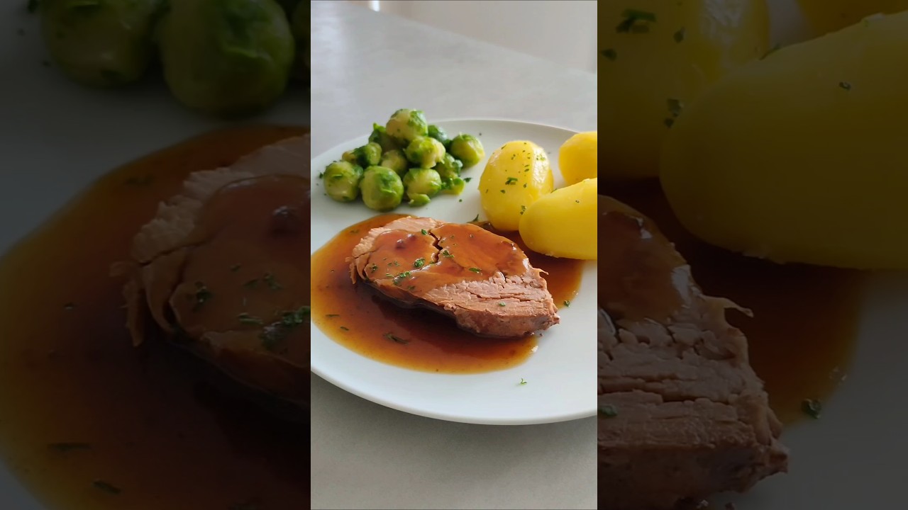 YouTube-Video: Klassischer Schweinebraten mit Soße