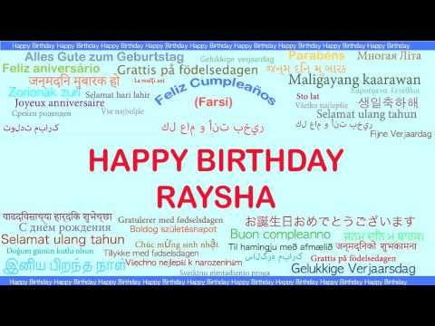 Raysha   Languages Idiomas - Happy Birthday