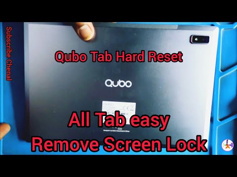 QUBO Tab Hard Reset | QUBO Tab T104 Remove Screen Lock Without PC new Security 100 % Ok