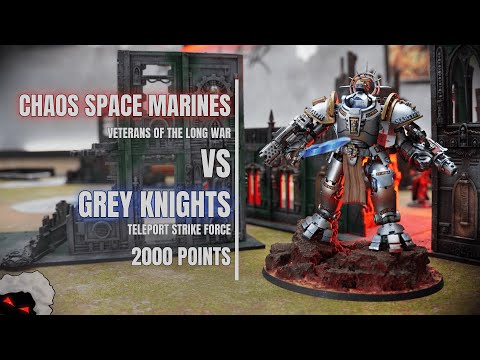 Grey Knight Vs Chaos Space Marines - Warhammer 40000 Battle Report ITA