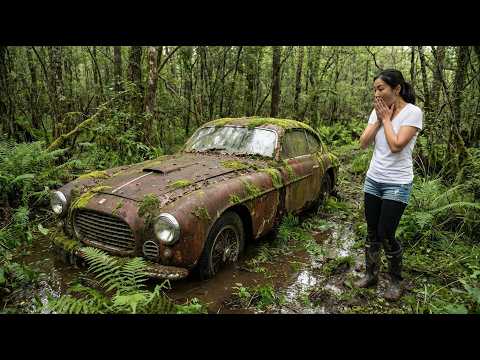 Thumbnail for ASMR Car Restoration by a Girl! Lost 50 Years in the Forest — 1947 Ferrari 159 S by Ferrari 159 S