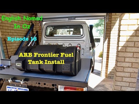 LandCruiser LC79 Overlander Build _ ARB Frontier 180 ltr Fuel Tank Install _ Ep 18