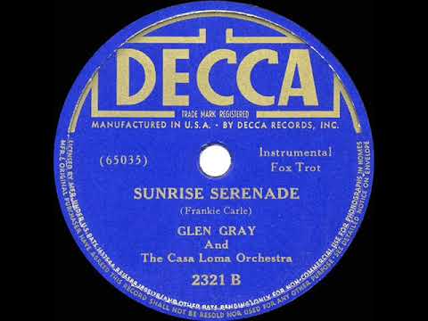 1939 HITS ARCHIVE: Sunrise Serenade - Glen Gray & the Casa Loma Orchestra