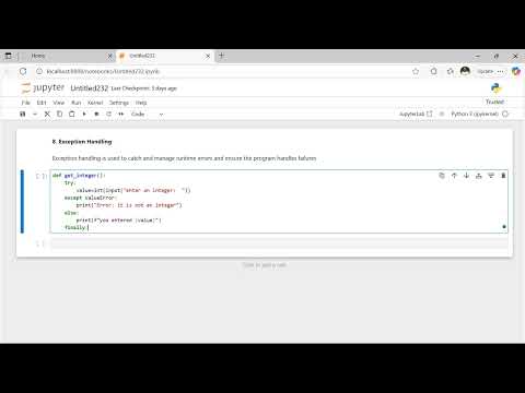 9 Python Syntax Exception Handling