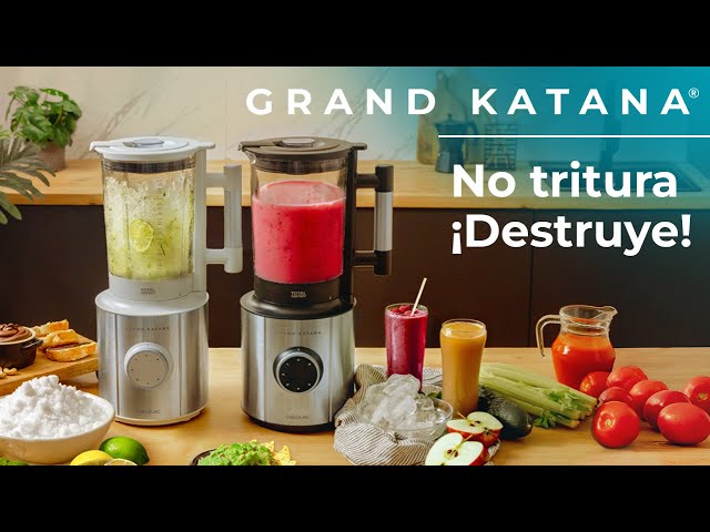 Licuadora Cecotec Grand Katana 2700Max Total Destroy B 2700W 1,8L Vidro Preto video