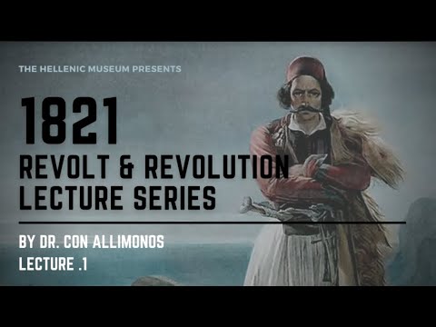 1821: Revolt and Revolution - Lecture 1