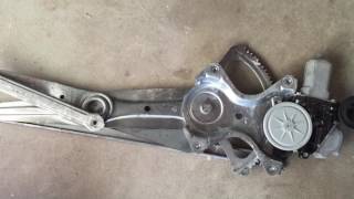 Toyota Highlander 2010 Window Regulator replacement & motor check Glass not raising properly