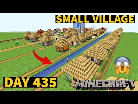 I build Small Village in Minecraft Creative mode 2023 Day 435