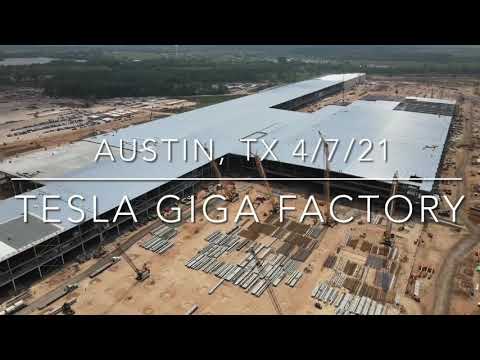 Tesla Gigafactory Texas Flyover In 1 Minute!
