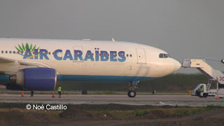 preview picture of video 'A330-200 Air Caraibes (F-OFDF) - Landing in Merida Mexico -'