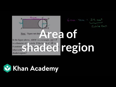 Area of Shaded Region - Math, Class 10 Video Lecture