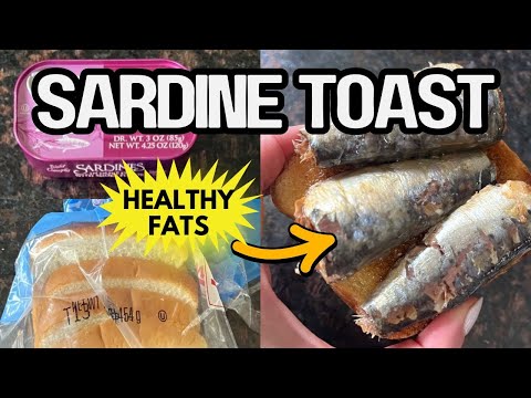 Sardine Toast: Mind-Blowing 2-Min Mediterranean Recipe 🐟 Budget-Friendly Game-Changer For Foodies! 🍞