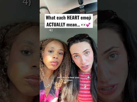 Don’t be mad about the TRUE meaning of “💕” 😇 #besties #bestiesforever #emojis #translator