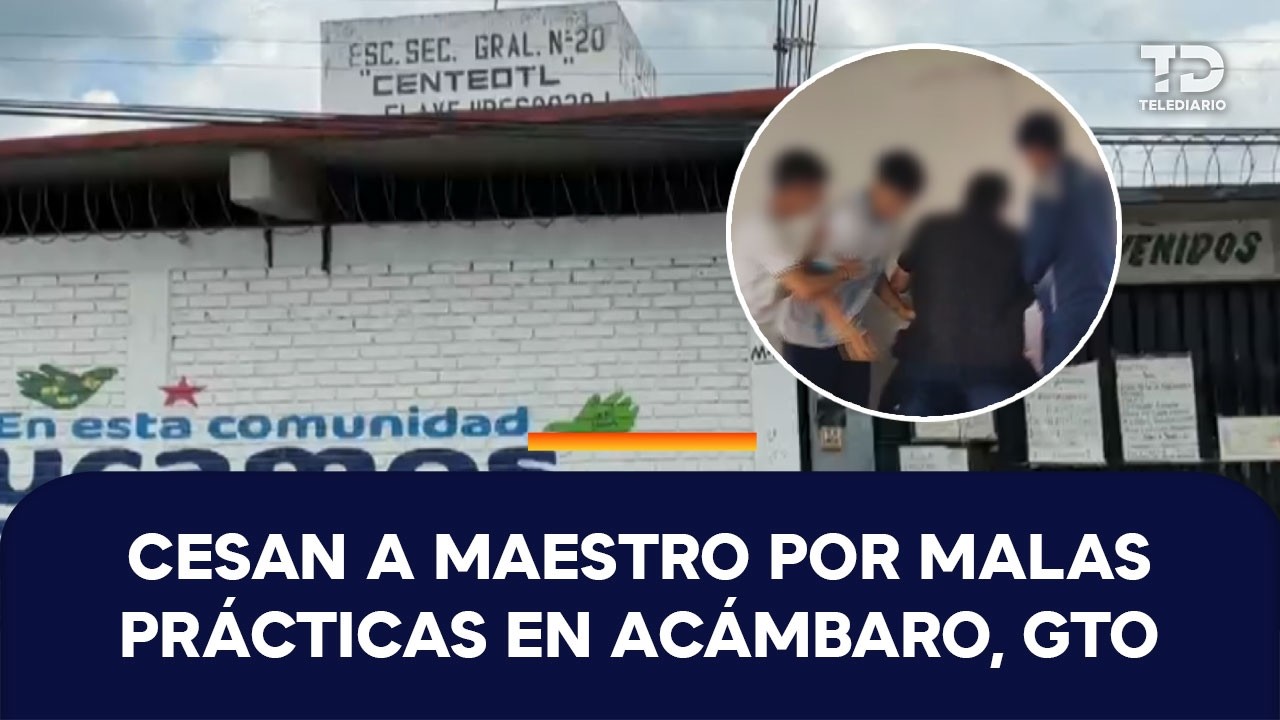 Videos destapan conductas inapropiadas de maestro con alumnos en Acámbaro; SEG lo separa de su cargo