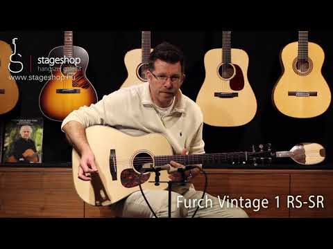 Furch Vintage 1 RS SR guitar 2018 model demo in Stageshop