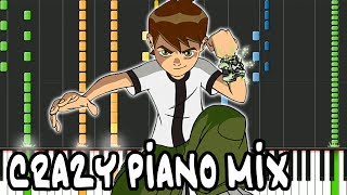 Crazy Piano Mix! &quot;BEN 10&quot; Theme Song