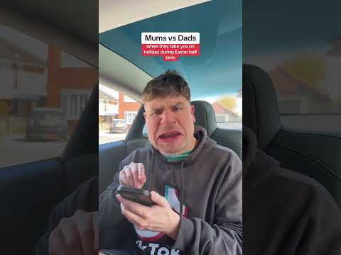 Mums vs Dads when they take you on holiday during Easter 😂#shorts