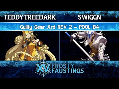 Frosty Faustings XV 2023 Pool B4 - TeddyTreebark (Millia) vs sWiggn (Venom) - Guilty Gear Xrd REV 2