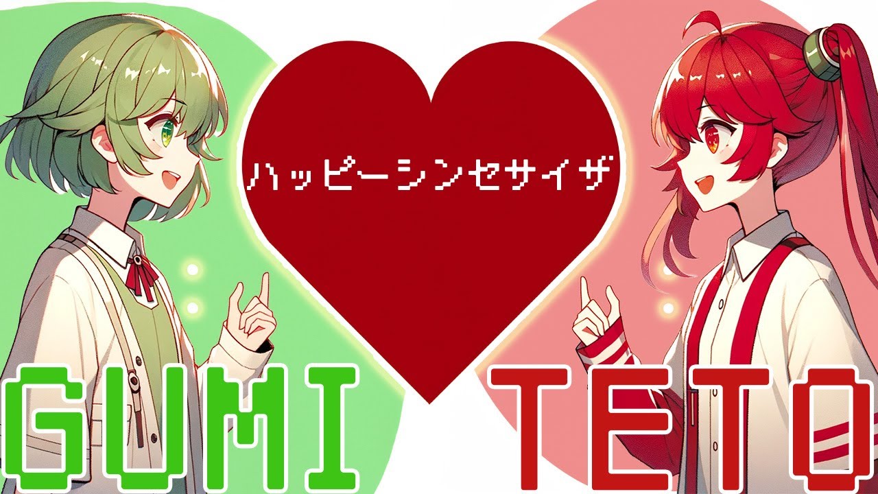 ハッピーシンセサイザ GUMI SV × Kasane Teto