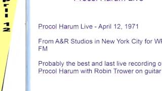 Procol Harum Live April 12,1971 Nothing That I Didn't Know 03