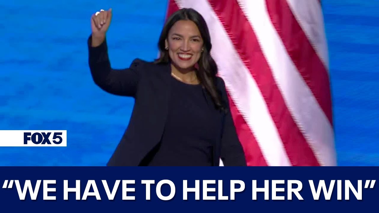 AOC unleashes on Trump in fiery DNC speech