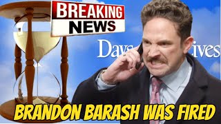 Hearbreaking, Brandon Barash was fired, Stefan's fate revealedDays of our lives spoilers on Peacock