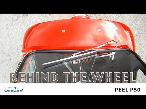 Peel P50 behind the wheel - carphile.co.uk