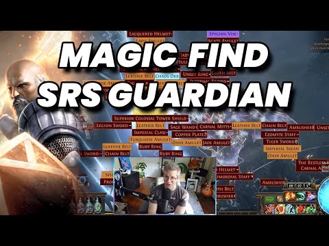 It's Raining Divines - Magic Find With SRS Guardian | PoE 3.23