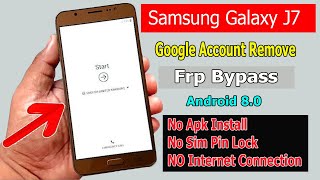 Samsung Galaxy  J7 (SM-J710F) Frp Bypass | Android 8.0 | No Internet Connection | New Trick 2023