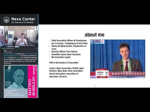 64° Nexa Lunch Seminar - Le tecnologie e le reti digitali tra complessità e inclusione