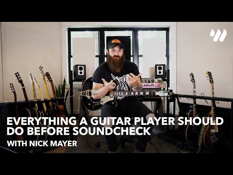 Everything a Guitar Player Should do Before Soundcheck with Nick Mayer (guitarist for Zach Williams)