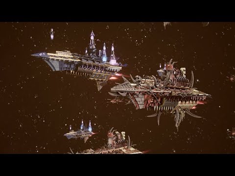 Chaos vs Eldar, Heroic Difficulty + Elite Mode 1500 points - Battlefleet Gothic Armada