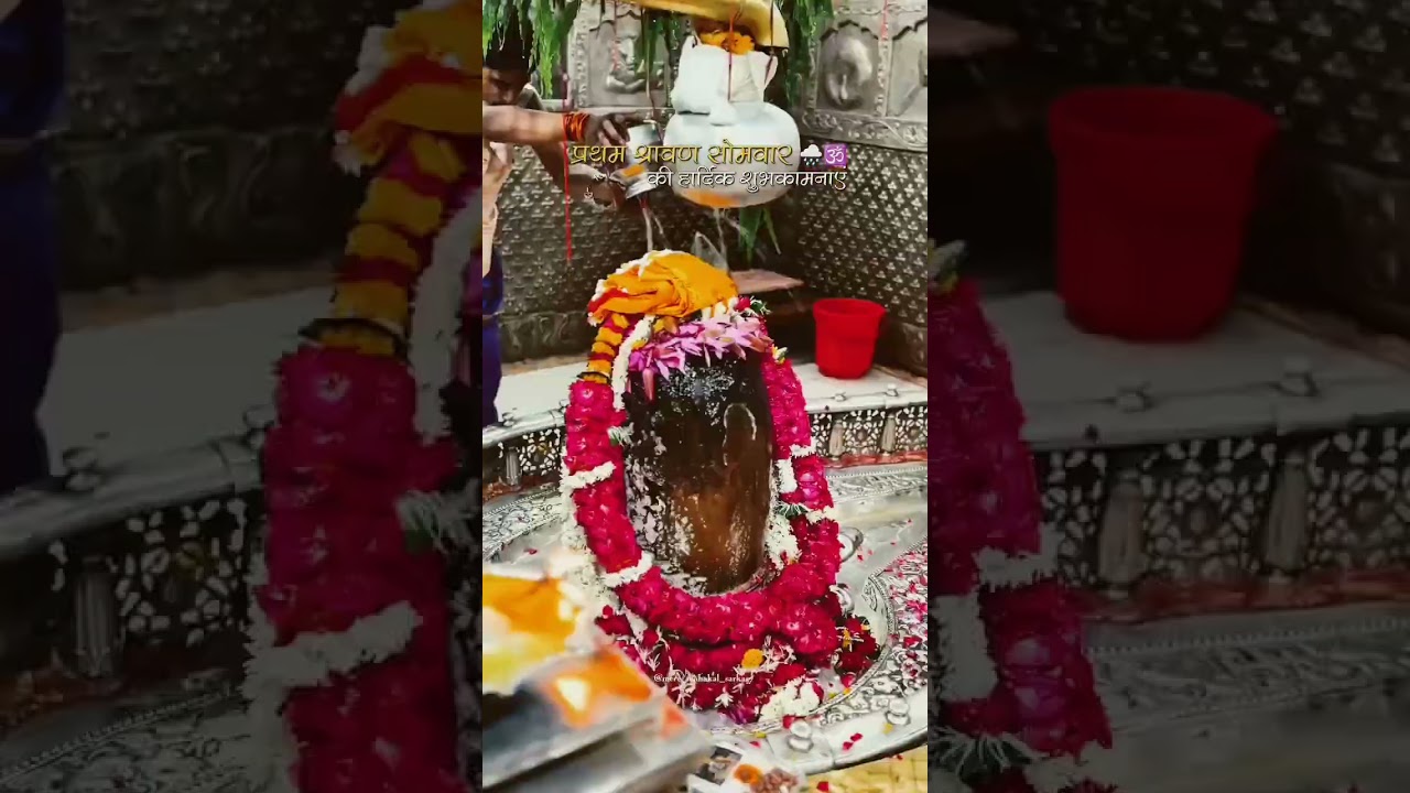 सावन सोमवार की हार्दिक शुभकामनाएं 🌧️🌿 . . . #ujjain #ujjainmahakal #mahakaal #mahakaleshwar #mahadev
