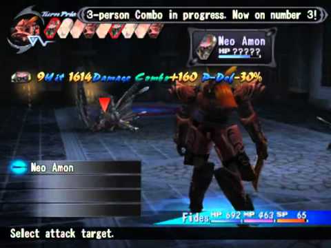 Shadow Hearts Covenant Optional Boss - Neo Amon - Tiffauges Castle