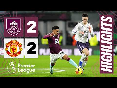 Anthony Strike Levels For Point Against The Reds | HIGHLIGHTS | Burnley 2 - 2 Manchester United