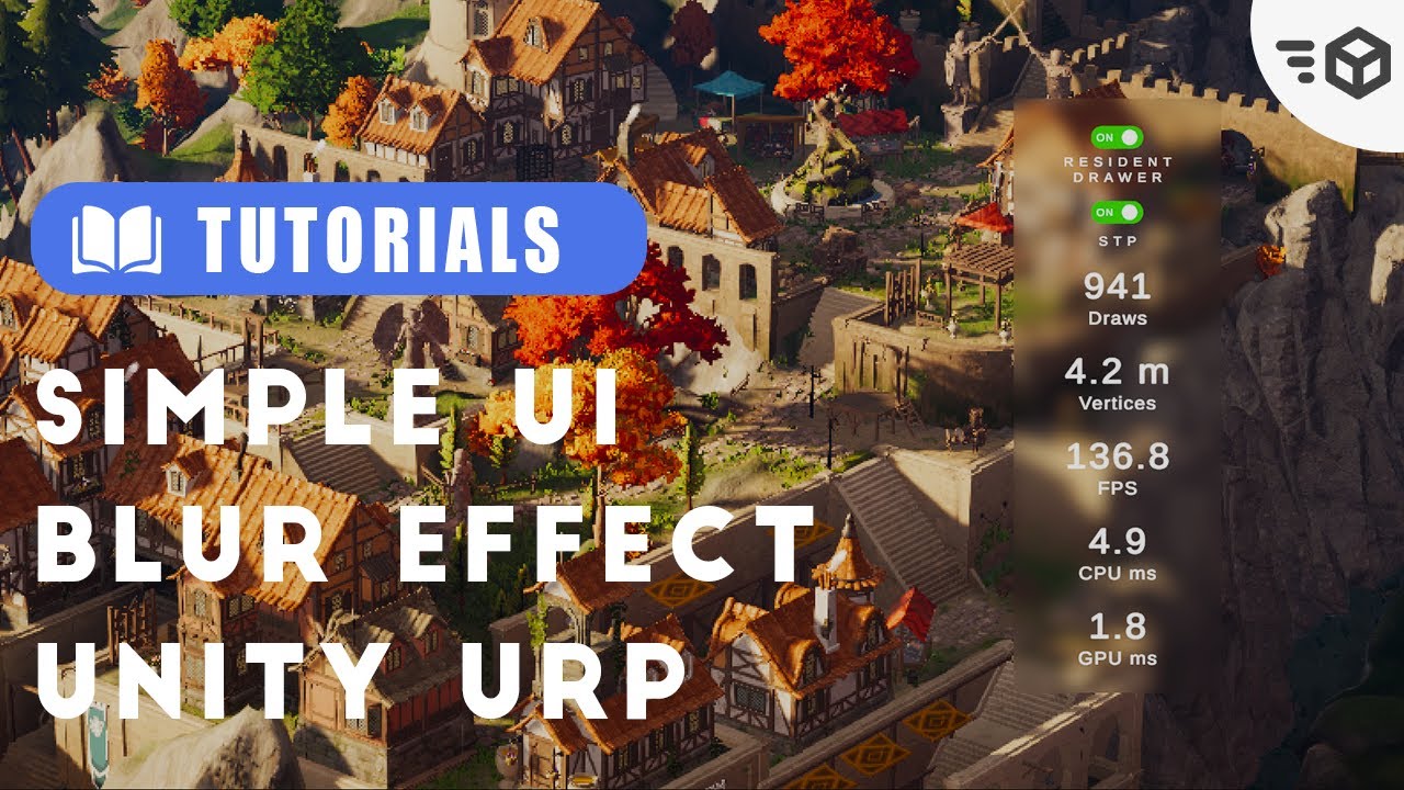 Simple Background and UI Blur Effect URP - Unity 6