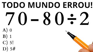 MATEMÁTICA BÁSICA - QUANTO VALE A EXPRESSÃO❓