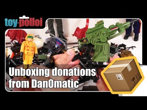 Unboxing donations from Dan0matic - Toy Polloi
