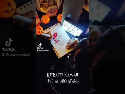 Ritratti Kawaii ✏️ #sketchbook #liveportrait #ritratti