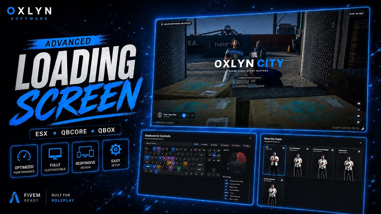 Oxlyn | Advanced Loading Screen