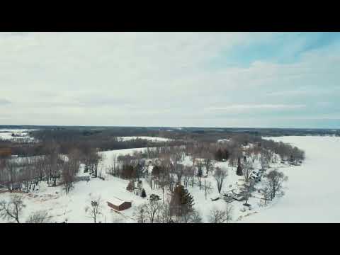 Flight over Goose Lake