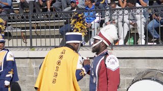 Blue & Gold Marching Machine vs SCSU Marching 101: Battle in the Stands