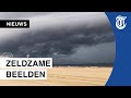 Bijzonder weerfenomeen boven Scheveningen