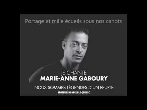 Alexandre Désilets: Marie-Anne Gaboury - Où tu vas, j'irai