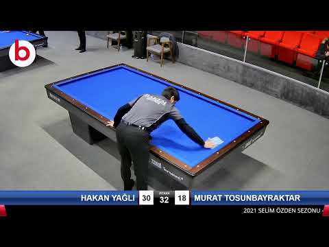 HAKAN YAĞLI & MURAT TOSUNBAYRAKTAR Bilardo Maçı - 2021 YÜKSELME LİGİ-1.TUR