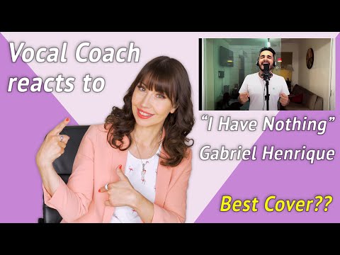 Vocal Coach Reacts To 'I Have Nothing' (Whitney Houston) - Gabriel Henrique [D/EN Subs]