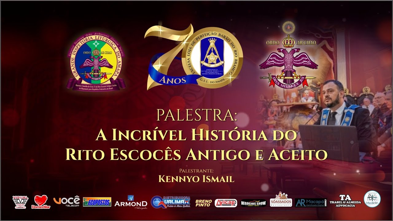 Kennyo Ismail - A Incrível História do Rito Escocês Antigo e Aceito