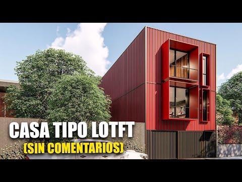 Casa tipo loft en terreno de  7 x 20. Proyecto por Carbonell Arquitectos